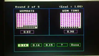 Season 1 Episode 2004 Decimal Duel Meter Math (Showcase Showdown) Game w/ Peanut Butter Versus Jelly