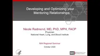 Developing & Optimizing Your Mentoring Relationships