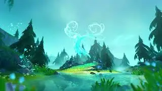Foggy Forest Path (Les fumees blanches) OST EXTENDED - [Genshin Impact]