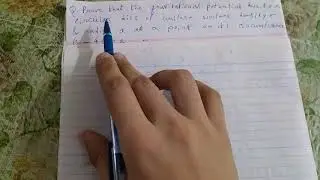 Gravitational potential due to a circular disc at a point on its circumference.
