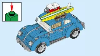 LEGO Creator Expert 10252, Volkswagen Beetle - building instructions
