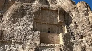 ГРОБНИЦЫ ЦАРЕЙ ПЕРСИИ В НАКШЕ-РУСТАМ В ИРАНЕ.