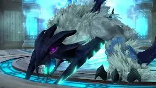 Dual Wield Glass Sword Build vs Azurite the Endless Flame (1 AI)