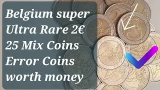 The Rarest 2&euro; Belgium Error Coins From 2002-2022!