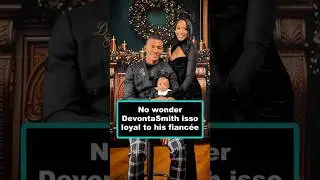 No wonder Devonta Smith is so loyal to his fianc&eacute;e.  #devonte  #smith #CoupleGoals #nfl #fairuse