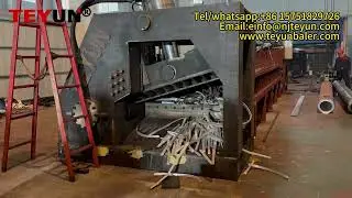 Industrial Waste Processing Tool!Teyun 630 tons Tiger Shear