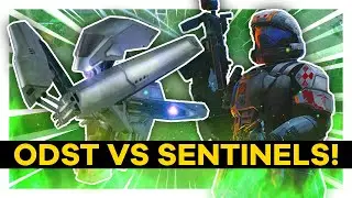 his SENTINELS took on my ODST army in Halo Wars 2!
