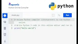 استخدام بايثون كومبايلر - Online Python compiler