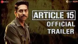 Article 15 - Trailer l Ayushmann khurrana Anubhav Singh