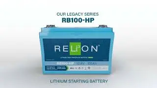 New RELiON High Performance RB100-HP LiFePO4 Battery