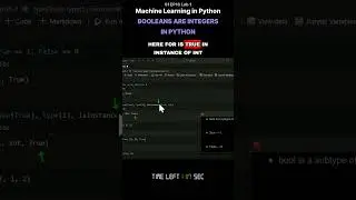 V S1 EP16 Лабораторная работа 1 Машинное обучение в Python Логические значения являются целыми чи...