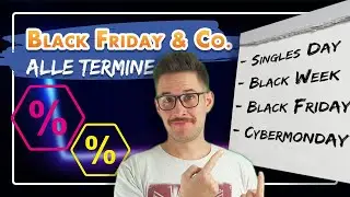 🛍️ Alle Termine im November 2022 &ndash; Black Friday, Cyber Monday & Co.