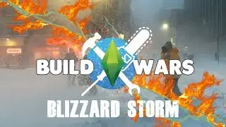 Sims 4 BUILD WARS - BLIZZARD STORM
