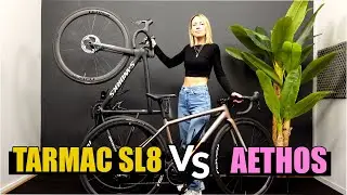S-Works Tarmac SL8 vs S-Works Aethos