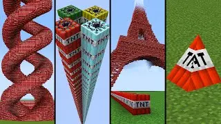 all tnt experiments in Minecraft in one video