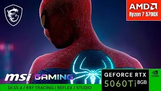 Marvel&rsquo;s Spider-Man Remastered : RTX 5060 Ti 8GB | DLSS FG High Settings | 1440pᴴᴰ