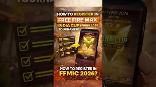How To Register In Ffmic Spring 2026 Tournament🏆🔥 #shorts #freefire #ffmic2026 #anujbhaiyt