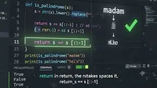 Python Important Problem #2 | Palindrome Check in Python | Python Interview Question