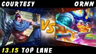 Courtesy - Yasuo vs Ornn TOP Patch 13.15 - Yasuo Gameplay