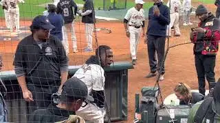 TRAVIS SCOTT Says UTOPIA Dropping Soon to Fans (Cactus Jack Charity Softball Game)
