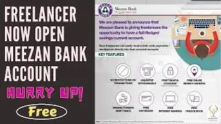#Freelancer🔥Now Open Meezan Bank Account | Etech Urdu Hindi