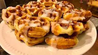 Cinnamon Rolls: Delicious Quick and Easy Waffle Style