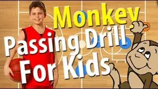 Monkey Basketball Passing Drill For Kids
