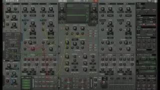 Simian Distortion Chain on U-he Bazille