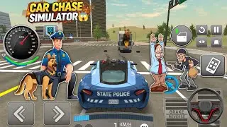 Open World Police Chase | 3D Driving SimulatorPolice Car Simulator Gameplay | Real Chase Mission