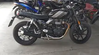 Triumph Speed Twin stock exhaust sound