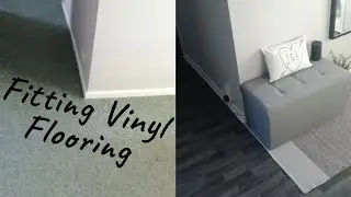 FITTING OUR OWN VINYL FLOORING | DIY | Miss Moogle