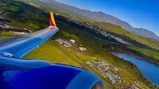 [4K] &ndash; Beautiful Lihue Hawaii Takeoff &ndash; Southwest &ndash; Boeing 737-8 Max &ndash; LIH &ndash; N8759Q &ndash; SCS 1477