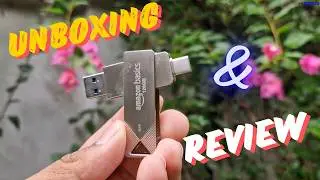 Best Pen Drive | Amazon Basics 128GB USB 3.0 Flash Drive | Unboxing and Review | Best dual pen drive