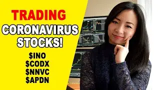 Day Trading Coronavirus Penny Stocks $INO $CODX $CANF $NNVC $APDN Trading Recap