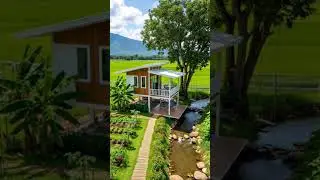 The Cottage by the Stream in the Countryside. #relaxing #nature #countryside  #home #tinyhouse