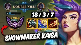 Kaisa vs Aphelios ADC ( DK ShowMaker ) Korea Master 308 LP | Patch 26.3