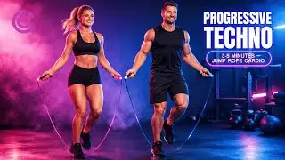 3&ndash;5 Min Progressive Techno Jump Rope Workout Cardio Flow