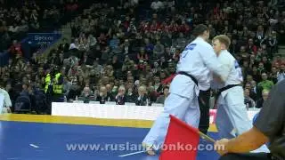 The 5th Karate World Cup 1/4 man heavyweight 1 KubiliusArtyushin