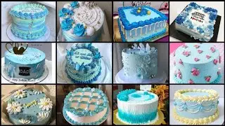 Trending Sky Blue Theme Cake Decorating ideas | New Sky Blue Cake Design/Sky Blue Cakes