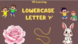 Learn how to write lowercase letters r || How to write letter r || Small letter r for kids  || 