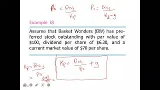 10. Cost of capital video 2 (cost of preference shares and ordinary equity)