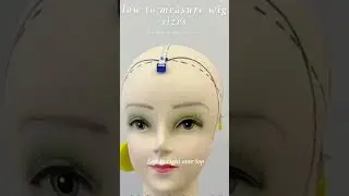 Essential steps to measure wig sizes for a perfect fit🌟Whether for  a custom-made wig or a stock