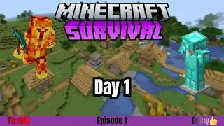Minecraft Survival Series | Full diamond armor