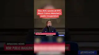 Rep. AOC speaks at NYC Mayor Zohran Mamdani's inauguration