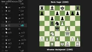 Siciliana-Variante-Taimanov: Miroslaw Maciejewski (2395) vs Boris Vager (2290)