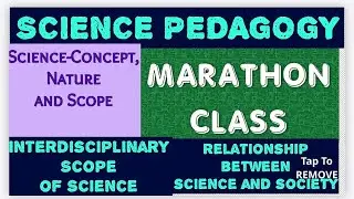 Science-Concept,Nature and Scope ||Interdisciplinary science and Relation with Society