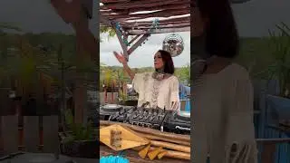 Vibing at the best dj booth of the world #ephimeratulum #dj #tulumvibes