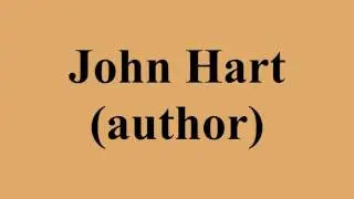 John Hart (author)