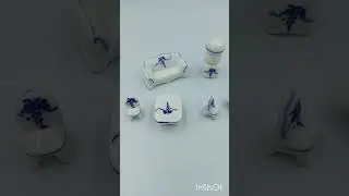 Мініатюрна фарфорова мебель Європи ☕ Miniature porcelain furniture of Europe #vintage #хобби