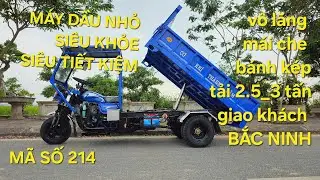xe ba b&aacute;nh m&aacute;y dầu nhỏ si&ecirc;u khỏe si&ecirc;u tiết kiệm nhi&ecirc;n liệu giao cho b&aacute;c kh&aacute;ch Bắc Ninh
